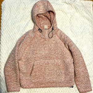 Victoria’s Secret Pink Sherpa Hooded Sweatshirt